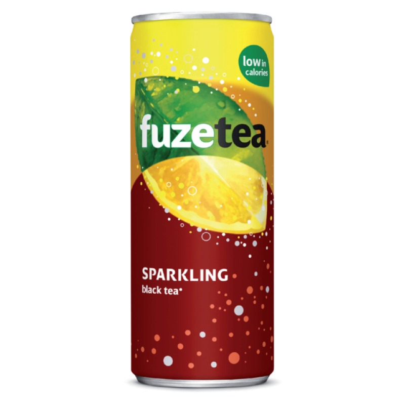 KP Fuze tea sparkling blik (9123)